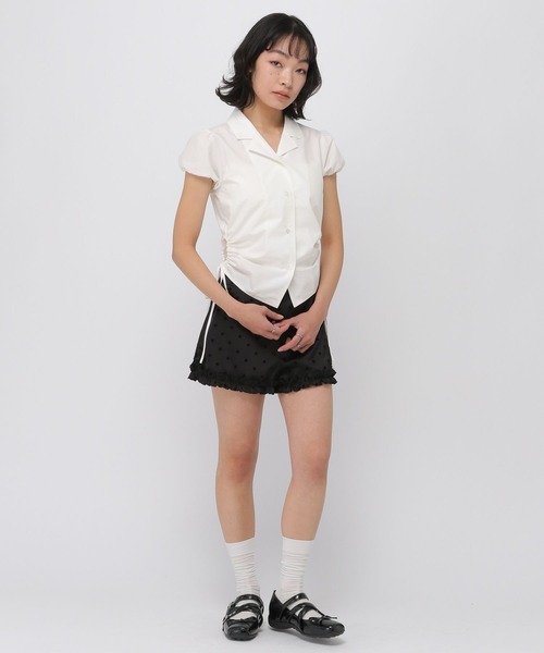 3.3 Field Trip （3.3フィールドトリップ）の「3.3 Field Trip／パフスリーブシャツ（シャツ/ブラウス・レディース・サックスブルー/オフホワイト・FREE）」の4枚目の写真