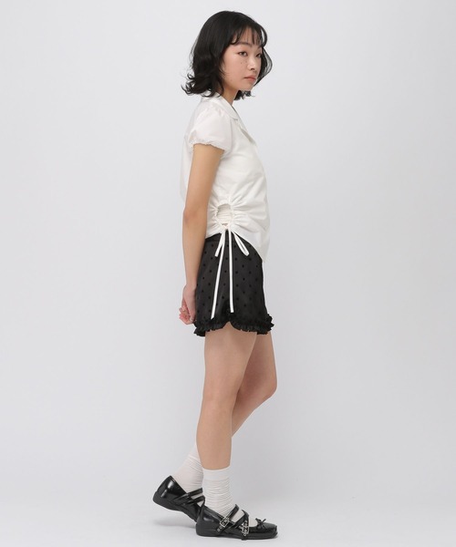 3.3 Field Trip （3.3フィールドトリップ）の「3.3 Field Trip／パフスリーブシャツ（シャツ/ブラウス・レディース・サックスブルー/オフホワイト・FREE）」の5枚目の写真