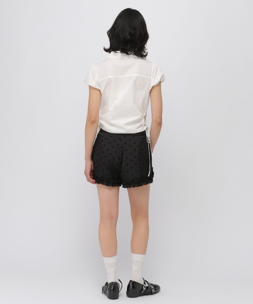 3.3 Field Trip （3.3フィールドトリップ）の「3.3 Field Trip／パフスリーブシャツ（シャツ/ブラウス・レディース・サックスブルー/オフホワイト・FREE）」の6枚目の写真