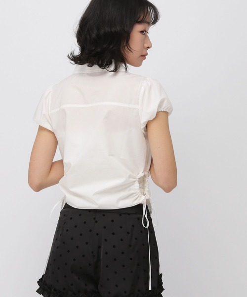 3.3 Field Trip （3.3フィールドトリップ）の「3.3 Field Trip／パフスリーブシャツ（シャツ/ブラウス・レディース・サックスブルー/オフホワイト・FREE）」の9枚目の写真