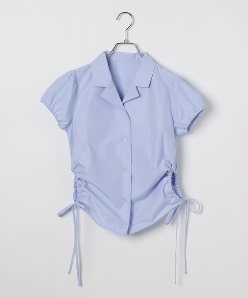 3.3 Field Trip （3.3フィールドトリップ）の「3.3 Field Trip／パフスリーブシャツ（シャツ/ブラウス・レディース・サックスブルー/オフホワイト・FREE）」の16枚目の写真