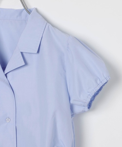 3.3 Field Trip （3.3フィールドトリップ）の「3.3 Field Trip／パフスリーブシャツ（シャツ/ブラウス・レディース・サックスブルー/オフホワイト・FREE）」の19枚目の写真