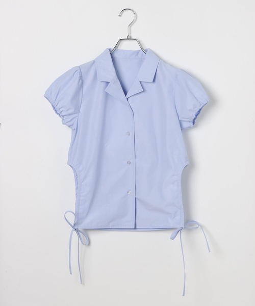 3.3 Field Trip （3.3フィールドトリップ）の「3.3 Field Trip／パフスリーブシャツ（シャツ/ブラウス・レディース・サックスブルー/オフホワイト・FREE）」の22枚目の写真