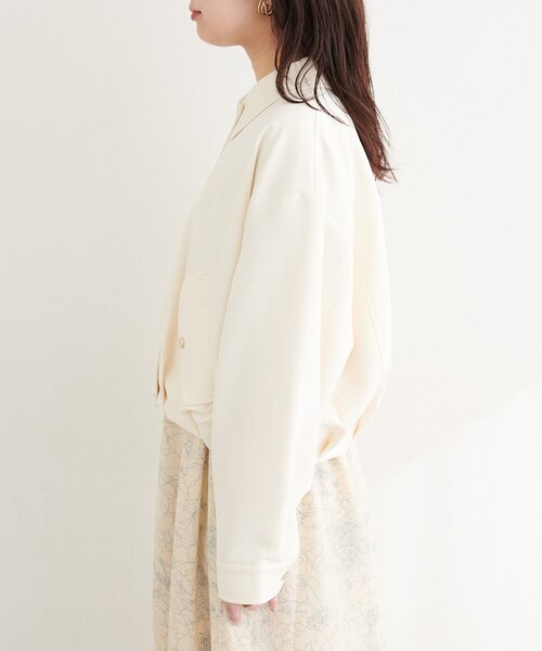 natural couture（ナチュラルクチュール）の「バルーンブルゾン（ブルゾン・レディース・ベージュ/サックスブルー/アイボリー・FREE）」の9枚目の写真