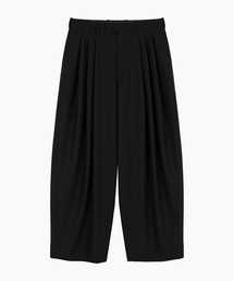 LAD MUSICIAN | WOOL GABARDINE 3TUCK WIDE PANTS(スラックス)