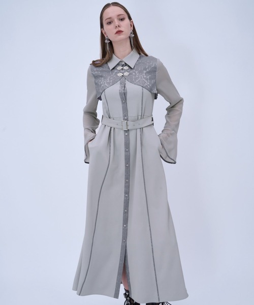 HARE（ハレ）の「ソデシアーチャイナボレロワンピース(HARE)（ワンピース・レディース・ブラック/グレー/グリーン・FREE）」の19枚目の写真