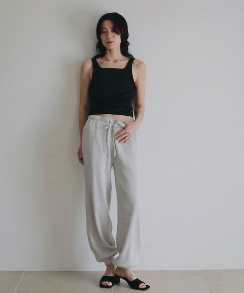 anuke(アンヌーク)の「Waffle Wide Pants(その他パンツ・レディース・ブラウン/オートミール・38inch/36inch)」の5枚目の写真