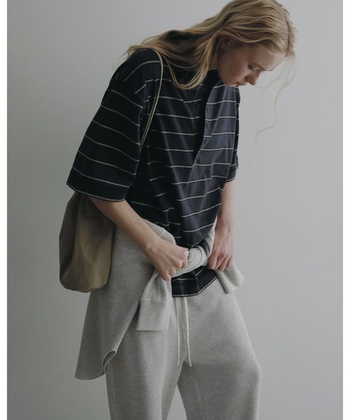 anuke(アンヌーク)の「Waffle Wide Pants(その他パンツ・レディース・ブラウン/オートミール・38inch/36inch)」の6枚目の写真