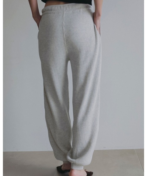 anuke(アンヌーク)の「Waffle Wide Pants(その他パンツ・レディース・ブラウン/オートミール・38inch/36inch)」の11枚目の写真