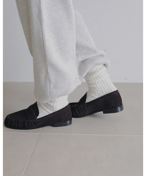 anuke(アンヌーク)の「Waffle Wide Pants(その他パンツ・レディース・ブラウン/オートミール・38inch/36inch)」の14枚目の写真