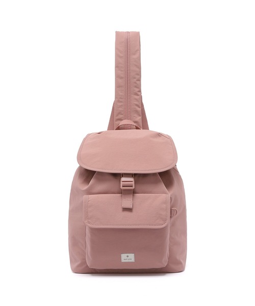 Snow Peak（スノーピーク）の「Snow Peak / Cample Mini Backpackキャンプル ミニ バックパック 海外限定（ショルダーバッグ・レディース・ライトベージュ/ブラック/コーラルピンク・ONE SIZE）」の3枚目の写真