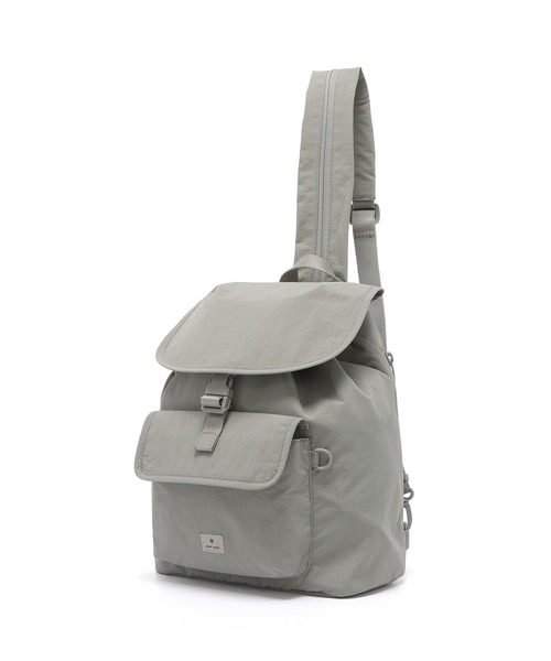 Snow Peak（スノーピーク）の「Snow Peak / Cample Mini Backpackキャンプル ミニ バックパック 海外限定（ショルダーバッグ・レディース・ライトベージュ/ブラック/コーラルピンク・ONE SIZE）」の4枚目の写真