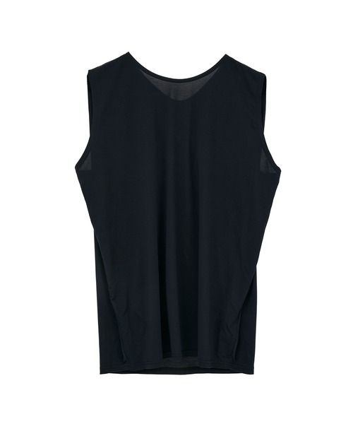 Julier Yoga and Relax（ジュリエヨガアンドリラックス）の「Julier マイクロ天竺タックプルオーバー（タンクトップ・レディース・ブラック/ホワイト/ブラウン/ライトブルーグレー・FREE）」の2枚目の写真