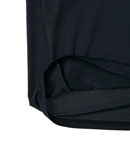 Julier Yoga and Relax（ジュリエヨガアンドリラックス）の「Julier マイクロ天竺タックプルオーバー（タンクトップ・レディース・ブラック/ホワイト/ブラウン/ライトブルーグレー・FREE）」の9枚目の写真