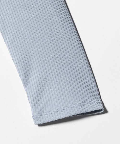 A DAY IN THE LIFE UNITED ARROWS(アデイインザライフユナイテッドアローズ)の「ブライトリブ クルーネック カットソー <A DAY IN THE LIFE>(Tシャツ/カットソー・レディース・ライトブルー/ブラック/オフホワイト・FREE)」の16枚目の写真