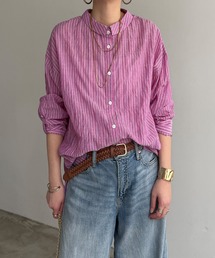 LBC（エルビーシー）の「コットンゆるシャーリング2WAYシャツ（シャツ/ブラウス）」