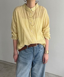 LBC（エルビーシー）の「コットンゆるシャーリング2WAYシャツ（シャツ/ブラウス）」
