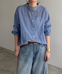 LBC（エルビーシー）の「コットンゆるシャーリング2WAYシャツ（シャツ/ブラウス）」