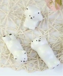ammy.（エイミードット）の「【 ammy. / エイミードット 】 ごろん アニマル 箸置き 3点セット（カトラリー）」