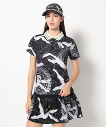 MARK & LONA | Axon Camo AirTech Micro-Pique Zip Polo | WOMEN(ポロシャツ)
