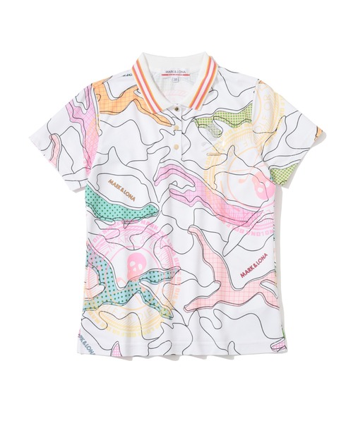 MARK & LONA(マークアンドロナ)の「Axon Camo AirTech Micro-Pique Zip Polo | WOMEN(ポロシャツ・レディース・ブラック・38)」の12枚目の写真