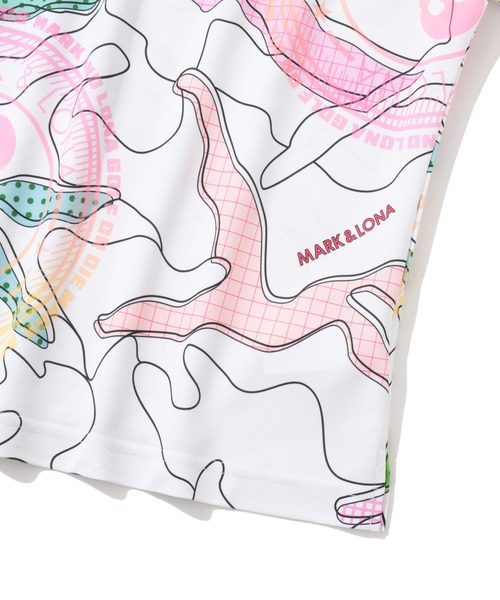 MARK & LONA(マークアンドロナ)の「Axon Camo AirTech Micro-Pique Zip Polo | WOMEN(ポロシャツ・レディース・ブラック・38)」の9枚目の写真
