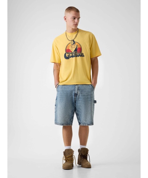 GUESS JEANS × HYSTERIC GLAMOUR Sunrise Tee 半袖Tシャツ | GUESS