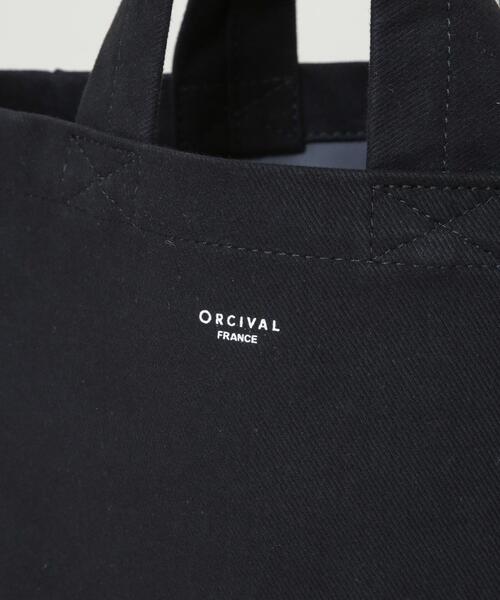 ORCIVAL(オーシバル)の「ORCIVAL/TOTE BAG SMALL(トートバッグ・レディース・グレー/ブラック・FREE)」の7枚目の写真