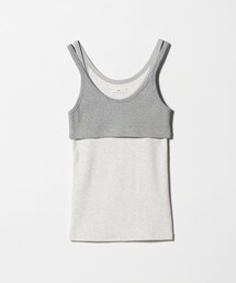 ONIT（オニット）の「＜ONIT＞リブ レイヤード タンクトップ（タンクトップ）」