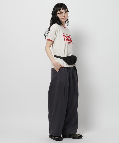 niko and...（ニコアンド）の「FINEリネン2タックパンツ（その他パンツ・レディース・ナチュラル/ネイビー/ブラック・MEDIUM/LARGE）」の5枚目の写真
