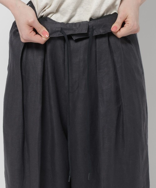 niko and...（ニコアンド）の「FINEリネン2タックパンツ（その他パンツ・レディース・ナチュラル/ネイビー/ブラック・MEDIUM/LARGE）」の20枚目の写真