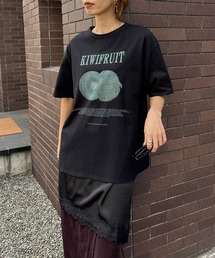 Ameri（アメリ）の「MEDI NUTRIENT AT FRUIT LAYERED TOP（Tシャツ/カットソー）」