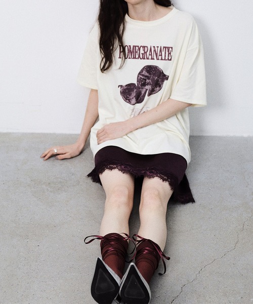 MEDI NUTRIENT AT FRUIT LAYERED TOP（Tシャツ/カットソー）｜Ameri