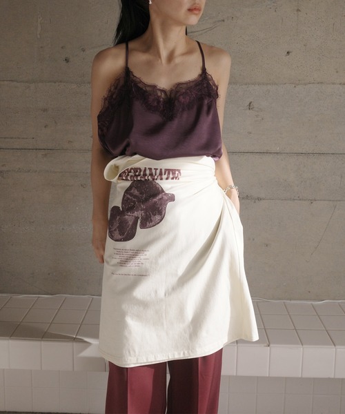 Ameri（アメリ）の「MEDI NUTRIENT AT FRUIT LAYERED TOP（Tシャツ