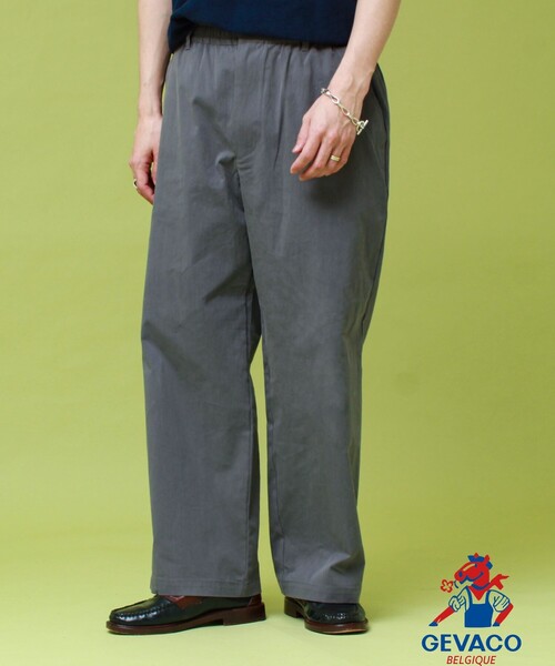 GEVACO（ゲバコ）の「【GEVACO/ゲバコ】コットンナイロンイージーパンツ（その他パンツ・メンズ・ベージュ/チャコールグレー・L/M）」の2枚目の写真
