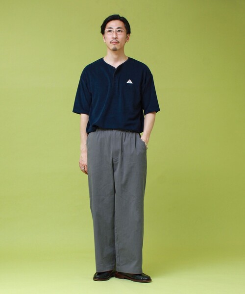 GEVACO（ゲバコ）の「【GEVACO/ゲバコ】コットンナイロンイージーパンツ（その他パンツ・メンズ・ベージュ/チャコールグレー・L/M）」の3枚目の写真