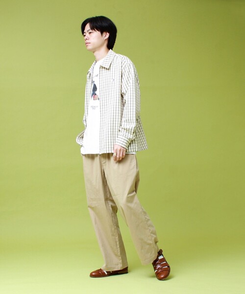 GEVACO（ゲバコ）の「【GEVACO/ゲバコ】コットンナイロンイージーパンツ（その他パンツ・メンズ・ベージュ/チャコールグレー・L/M）」の7枚目の写真