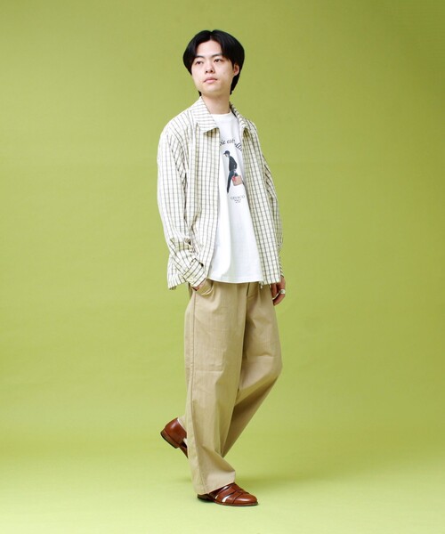 GEVACO（ゲバコ）の「【GEVACO/ゲバコ】コットンナイロンイージーパンツ（その他パンツ・メンズ・ベージュ/チャコールグレー・L/M）」の8枚目の写真