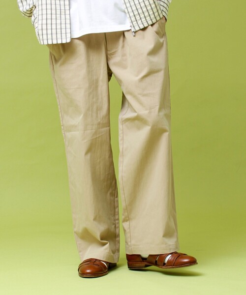 GEVACO（ゲバコ）の「【GEVACO/ゲバコ】コットンナイロンイージーパンツ（その他パンツ・メンズ・ベージュ/チャコールグレー・L/M）」の9枚目の写真