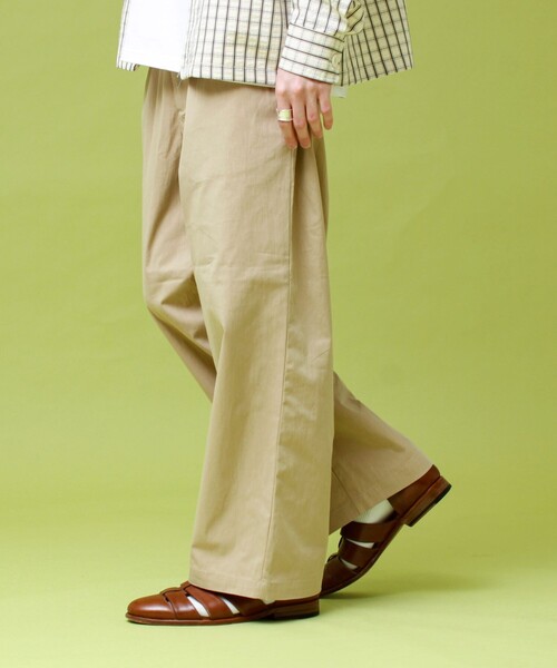 GEVACO（ゲバコ）の「【GEVACO/ゲバコ】コットンナイロンイージーパンツ（その他パンツ・メンズ・ベージュ/チャコールグレー・L/M）」の11枚目の写真