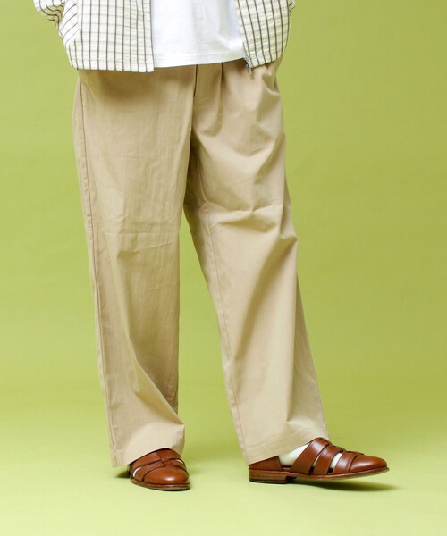 GEVACO（ゲバコ）の「【GEVACO/ゲバコ】コットンナイロンイージーパンツ（その他パンツ・メンズ・ベージュ/チャコールグレー・L/M）」の14枚目の写真