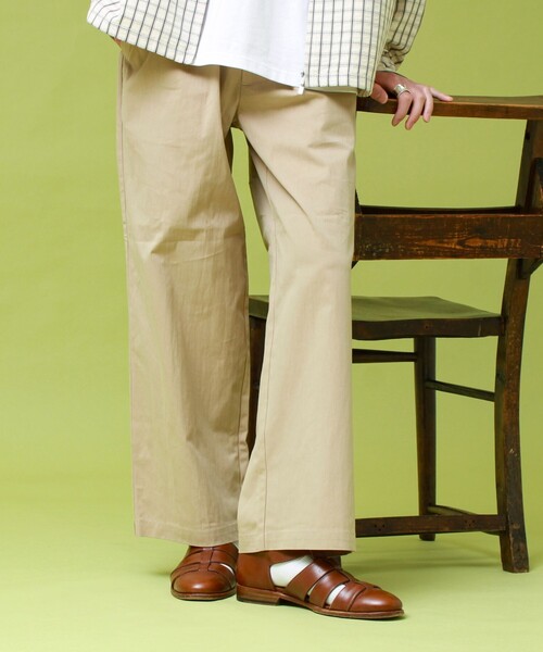 GEVACO（ゲバコ）の「【GEVACO/ゲバコ】コットンナイロンイージーパンツ（その他パンツ・メンズ・ベージュ/チャコールグレー・L/M）」の15枚目の写真