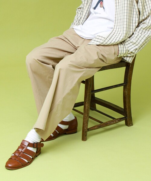 GEVACO（ゲバコ）の「【GEVACO/ゲバコ】コットンナイロンイージーパンツ（その他パンツ・メンズ・ベージュ/チャコールグレー・L/M）」の16枚目の写真