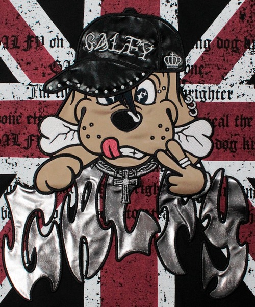GALFY(ガルフィー)の「【GALFY/ガルフィー】UK ギャル男 TEE(Tシャツ/カットソー・メンズ・ネイビー/ブラック系2/ホワイト/ブラック系1・L/XL/M)」の16枚目の写真