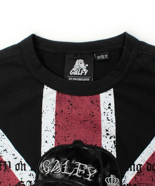 GALFY(ガルフィー)の「【GALFY/ガルフィー】UK ギャル男 TEE(Tシャツ/カットソー・メンズ・ネイビー/ブラック系2/ホワイト/ブラック系1・L/XL/M)」の13枚目の写真