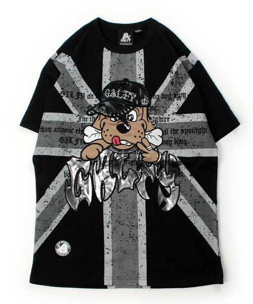 GALFY(ガルフィー)の「【GALFY/ガルフィー】UK ギャル男 TEE(Tシャツ/カットソー・メンズ・ネイビー/ブラック系2/ホワイト/ブラック系1・L/XL/M)」の7枚目の写真