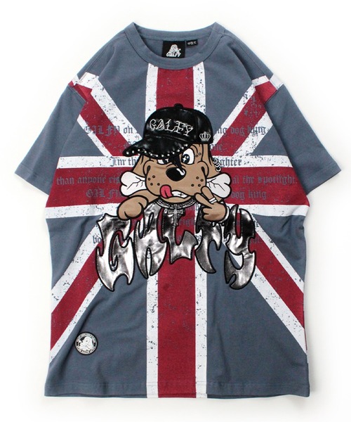 GALFY(ガルフィー)の「【GALFY/ガルフィー】UK ギャル男 TEE(Tシャツ/カットソー・メンズ・ネイビー/ブラック系2/ホワイト/ブラック系1・L/XL/M)」の11枚目の写真