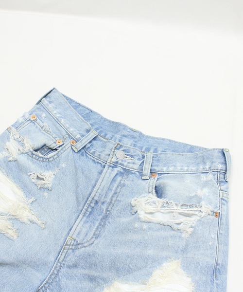 RNA（アールエヌエー）の「R4471 ダメージルーズクロップドパンツ（デニムパンツ・レディース・インディゴブルー・MEDIUM）」の10枚目の写真