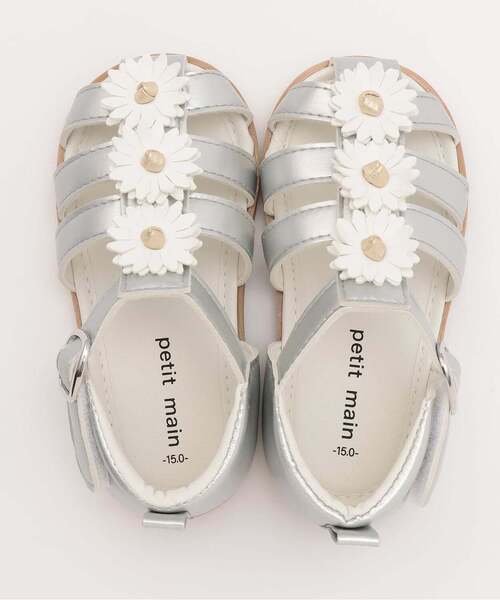 petit main（プティマイン）の「お花サンダル（サンダル・キッズ・ピンク・14cm/19cm/16cm/15cm/18cm/17cm）」の3枚目の写真