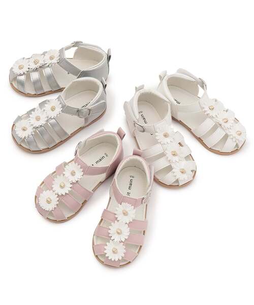 petit main（プティマイン）の「お花サンダル（サンダル・キッズ・ピンク・14cm/19cm/16cm/15cm/18cm/17cm）」の7枚目の写真